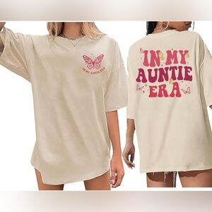 In my auntie era light yellow t shirt Taylor swift
